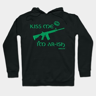 Green Kiss Me I'M Ar-Ish - St. Patrick'S Day Hoodie